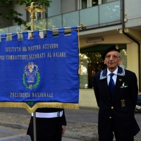 Foto Nicoloro G.  10/05/2015  Ravenna    Diciannovesimo raduno nazionale dei Marinai d' Italia. nella foto un veterano.