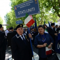 Foto Nicoloro G.  10/05/2015  Ravenna    Diciannovesimo raduno nazionale dei Marinai d' Italia. nella foto  marinai venuti direttamente degli Stati Uniti.