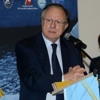 Foto Nicoloro G. 26/05/2017 Ravenna 2° Forum Nazionale sulla sicurezza nei Porti. nella foto il senatore Altero Matteoli.