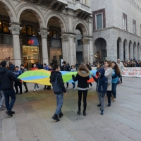 Foto Nicoloro G. 20/11/2017 Milano Nella ' Giornata internazionale dei diritti dell' Infanzia ' un allegro e variegato corteo ha attraversato le vie del centrocitta'. nella foto un momento lungo il corteo.