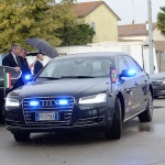 Foto Nicoloro G.   05/11/2019   Ravenna   Alla presenza del Capo dello Stato si e' svolta la cerimonia in ricordo di Benigno Zaccagnini, nel trentesimo anniversario della sua morte. nella foto l' arrivo dell' auto presidenziale.