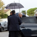 Foto Nicoloro G.   05/11/2019   Ravenna   Alla presenza del Capo dello Stato si e' svolta la cerimonia in ricordo di Benigno Zaccagnini, nel trentesimo anniversario della sua morte. nella foto il presidente Sergio Mattarella al suo arrivo.