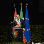 Foto Nicoloro G.   05/11/2019   Ravenna   Alla presenza del Capo dello Stato si e' svolta la cerimonia in ricordo di Benigno Zaccagnini, nel trentesimo anniversario della sua morte. nella foto il sindaco di Ravenna Michele De Pascale.