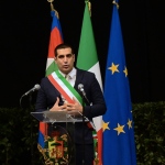 Foto Nicoloro G.   05/11/2019   Ravenna   Alla presenza del Capo dello Stato si e' svolta la cerimonia in ricordo di Benigno Zaccagnini, nel trentesimo anniversario della sua morte. nella foto il sindaco di Ravenna Michele De Pascale.