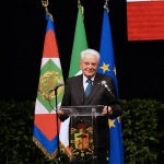 Foto Nicoloro G.   05/11/2019   Ravenna   Alla presenza del Capo dello Stato si e\' svolta la cerimonia in ricordo di Benigno Zaccagnini, nel trentesimo anniversario della sua morte. nella foto il presidente Sergio Mattarella durante il suo intervento.