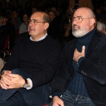 Foto Nicoloro G.   18/01/2020   Ravenna    Campagna elettorale per le votazioni regionali del 26 gennaio in Emilia-Romagna. nella foto il segretario PD Nicola Zingaretti, a sinistra, e il candidato e presidente uscente della regione Emilia-Romagna Stefano Bonaccini.