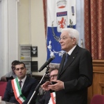 Foto Nicoloro G.   30/05/2023   Faenza (RA)   Tappa a Faenza del presidente Sergio Mattarella nel giro di visite alle zone alluvionate della Romagna. nella foto l\' intervento del presidente Sergio Mattarella.