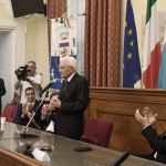 Foto Nicoloro G.   30/05/2023   Faenza (RA)   Tappa a Faenza del presidente Sergio Mattarella nel giro di visite alle zone alluvionate della Romagna. nella foto l' intervento del presidente Sergio Mattarella.