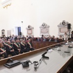Foto Nicoloro G.   30/05/2023   Faenza (RA)   Tappa a Faenza del presidente Sergio Mattarella nel giro di visite alle zone alluvionate della Romagna. nella foto l\' intervento del presidente Sergio Mattarella.