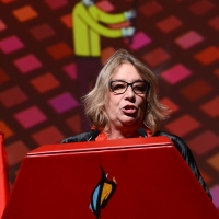 Foto Nicoloro G. 12/12/2018 Riccione ( Rimini ) Si e' aperto il 27° Congresso Nazionale FIOM-CGIL. nella foto la segretaria generale FIOM-CGIL Francesca Re David.