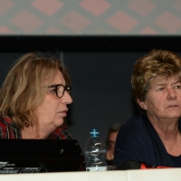 Foto Nicoloro G. 13/12/2018 Riccione ( Rimini ) Seconda giornata del 27° Congresso Nazionale FIOM-CGIL. nella foto da sinistra la segretaria generale FIOM-CGIL Francesca Re David e Susanna Camusso segertaria generale CGIL.