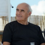 Foto Nicoloro G.   15/08/2019  Cervia ( Ra )   27° edizione di ' Cervia, la spiaggia ama il libro ' con il tradizionale sbarco degli scrittori dalle imbarcazioni storiche. nella foto il condirettore de ' Il Resto del Carlino ' Beppe Boni.