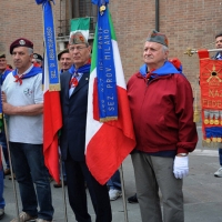 Foto Nicoloro G. 27/05/2012 Ravenna Si e’ svolto nella città romagnola il 31° Raduno Nazionale dei Fanti d’ Italia con la partecipazione del ministro della Difesa l’ ammiraglio Gianpaolo Di Paola. nella foto Fanti delle Sezioni della Lombardia