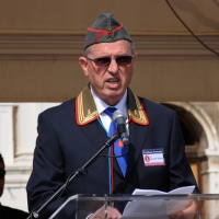 Foto Nicoloro G. 27/05/2012 Ravenna Si e’ svolto nella città romagnola il 31° Raduno Nazionale dei Fanti d’ Italia con la partecipazione del ministro della Difesa l’ ammiraglio Gianpaolo Di Paola. nella foto Antonio Beretta