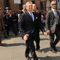 Foto Nicoloro G. 27/05/2012 Ravenna Si e’ svolto nella città romagnola il 31° Raduno Nazionale dei Fanti d’ Italia con la partecipazione del ministro della Difesa l’ ammiraglio Gianpaolo Di Paola. nella foto Gianpaolo Di Paola