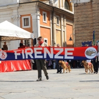 Foto Nicoloro G. 27/05/2012 Ravenna Si e’ svolto nella città romagnola il 31° Raduno Nazionale dei Fanti d’ Italia con la partecipazione del ministro della Difesa l’ ammiraglio Gianpaolo Di Paola. nella foto Uno striscione