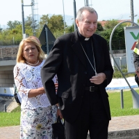 Foto Nicoloro G. 26/08/2017 Rimini Settima ed ultima giornata della 38° edizione del Meeting di Rimini che quest' anno ha come tema ' Quello che tu erediti dai tuoi padri, riguadagnatelo, per possederlo”. nella foto il cardinale Pietro Parolin, Segretario di Stato di Sua Santita'.