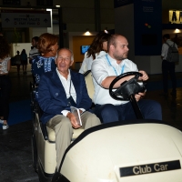 26/08/2017 Rimini Settima ed ultima giornata della 38° edizione del Meeting di Rimini che quest' anno ha come tema ' Quello che tu erediti dai tuoi padri, riguadagnatelo, per possederlo”. nella foto Fausto Bertinotti in giro per gli stand.