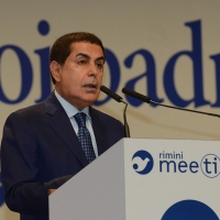 Foto Nicoloro G. 20/08/2017 Rimini Giornata inaugurale della 38° edizione del Meeting di Rimini che quest\' anno ha come tema \' Quello che tu erediti dai tuoi padri, riguadagnatelo, per possederlo”. nella foto Nassir Abdulaziz Al Nasser, Alto Rappresentante ONU.
