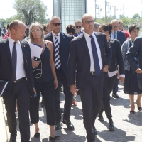 Foto Nicoloro G. 24/08/2017 Rimini Quinta giornata della 38° edizione del Meeting di Rimini che quest' anno ha come tema ' Quello che tu erediti dai tuoi padri, riguadagnatelo, per possederlo”. nella foto il ministro Angelino Alfano.