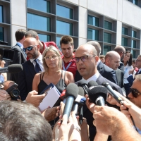 Foto Nicoloro G. 24/08/2017 Rimini Quinta giornata della 38° edizione del Meeting di Rimini che quest' anno ha come tema ' Quello che tu erediti dai tuoi padri, riguadagnatelo, per possederlo”. nella foto il ministro Angelino Alfano.