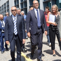 Foto Nicoloro G. 24/08/2017 Rimini Quinta giornata della 38° edizione del Meeting di Rimini che quest' anno ha come tema ' Quello che tu erediti dai tuoi padri, riguadagnatelo, per possederlo”. nella foto il ministro Angelino Alfano.