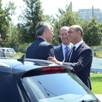 Foto Nicoloro G. 24/08/2017 Rimini Quinta giornata della 38° edizione del Meeting di Rimini che quest' anno ha come tema ' Quello che tu erediti dai tuoi padri, riguadagnatelo, per possederlo”. nella foto il ministro Angelino Alfano con il segretario generale della NATO Jens Stoltenberg.