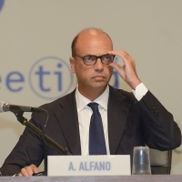 Foto Nicoloro G. 24/08/2017 Rimini Quinta giornata della 38° edizione del Meeting di Rimini che quest' anno ha come tema ' Quello che tu erediti dai tuoi padri, riguadagnatelo, per possederlo”. nella foto il ministro Angelino Alfano.