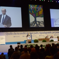 Foto Nicoloro G. 24/08/2017 Rimini Quinta giornata della 38° edizione del Meeting di Rimini che quest' anno ha come tema ' Quello che tu erediti dai tuoi padri, riguadagnatelo, per possederlo”. nella foto il ministro Angelino Alfano.