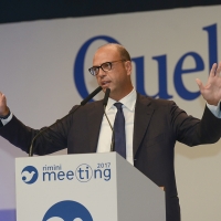 Foto Nicoloro G. 24/08/2017 Rimini Quinta giornata della 38° edizione del Meeting di Rimini che quest\' anno ha come tema \' Quello che tu erediti dai tuoi padri, riguadagnatelo, per possederlo”. nella foto il ministro Angelino Alfano.