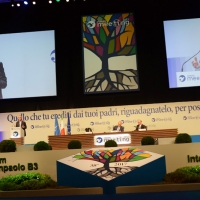 Foto Nicoloro G. 24/08/2017 Rimini Quinta giornata della 38° edizione del Meeting di Rimini che quest' anno ha come tema ' Quello che tu erediti dai tuoi padri, riguadagnatelo, per possederlo”. nella foto il segretario generale della NATO Jens Stoltenberg.
