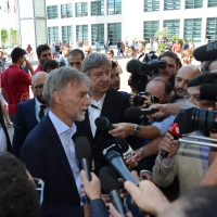 Foto Nicoloro G.    21/08/2017    Rimini     Seconda giornata della 38° edizione del Meeting di Rimini che quest' anno ha come tema ' Quello che tu erediti dai tuoi padri, riguadagnatelo, per possederlo”. nella foto il ministro Graziano Delrio.