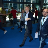 Foto Nicoloro G.    21/08/2017    Rimini     Seconda giornata della 38° edizione del Meeting di Rimini che quest' anno ha come tema ' Quello che tu erediti dai tuoi padri, riguadagnatelo, per possederlo”. nella foto il ministro Graziano Delrio.