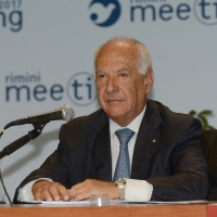 Foto Nicoloro G.    21/08/2017    Rimini     Seconda giornata della 38° edizione del Meeting di Rimini che quest' anno ha come tema ' Quello che tu erediti dai tuoi padri, riguadagnatelo, per possederlo”. nella foto Fabio Cerchiai, presidente Autostrade per l' Italia.