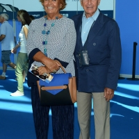 Foto Nicoloro G. 25/08/2017 Rimini Sesta giornata della 38° edizione del Meeting di Rimini che quest' anno ha come tema ' Quello che tu erediti dai tuoi padri, riguadagnatelo, per possederlo”. nella foto Fausto Bertinotti con la moglie Lella.