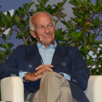 Foto Nicoloro G. 25/08/2017 Rimini Sesta giornata della 38° edizione del Meeting di Rimini che quest' anno ha come tema ' Quello che tu erediti dai tuoi padri, riguadagnatelo, per possederlo”. nella foto Fausto Bertinotti, presidente Fondazione Cercare Ancora.