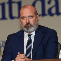 Foto Nicoloro G. 22/08/2017 Rimini Terza giornata della 38° edizione del Meeting di Rimini che quest' anno ha come tema ' Quello che tu erediti dai tuoi padri, riguadagnatelo, per possederlo”. nella foto il governatore della regione Emilia-Romagna Stefano Bonaccini.