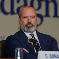 Foto Nicoloro G. 22/08/2017 Rimini Terza giornata della 38° edizione del Meeting di Rimini che quest' anno ha come tema ' Quello che tu erediti dai tuoi padri, riguadagnatelo, per possederlo”. nella foto il governatore della regione Emilia-Romagna Stefano Bonaccini.