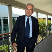 Foto Nicoloro G. 19/08/2018 Rimini Edizione 2018 del Meeting di C.L. che quest' anno ha per tema ' Le forze che muovono la storia sono le stesse che rendono l' uomo felice ': nella foto il presidente emerito della Camera Luciano Violante.