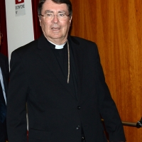 Foto Nicoloro G. 19/08/2018 Rimini Edizione 2018 del Meeting di C.L. che quest\' anno ha per tema \' Le forze che muovono la storia sono le stesse che rendono l\' uomo felice \': nella foto il Nunzio Apostolico negli Stati Uniti Christophe Pierre.