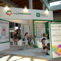 Foto Nicoloro G. 19/08/2018 Rimini Edizione 2018 del Meeting di C.L. che quest\' anno ha per tema \' Le forze che muovono la storia sono le stesse che rendono l\' uomo felice \'. nella foto uno stand.