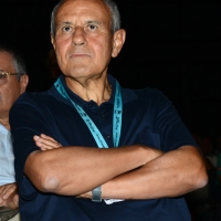 Foto Nicoloro G. 19/08/2018 Rimini Edizione 2018 del Meeting di C.L. che quest' anno ha per tema ' Le forze che muovono la storia sono le stesse che rendono l' uomo felice '. nella foto Julian Carron, presidente di Comunione e Liberazione.