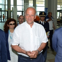 Foto Nicoloro G. 20/08/2018 Rimini Seconda giornata dell' edizione 2018 del Meeting di C.L. che quest' anno ha per tema ' Le forze che muovono la storia sono le stesse che rendono l' uomo felice '. nella foto il ministro Marco Bussetti.