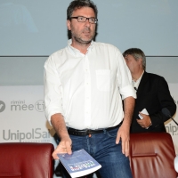 Foto Nicoloro G. 20/08/2018 Rimini Seconda giornata dell' edizione 2018 del Meeting di C.L. che quest' anno ha per tema ' Le forze che muovono la storia sono le stesse che rendono l' uomo felice '. nella foto Giancarlo Giorgetti, sottosegretario alla Presidenza del Consiglio dei Ministri.