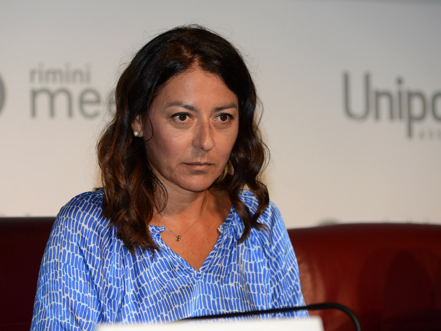 Foto Nicoloro G. 21/08/2018 Rimini Terza giornata dell' edizione 2018 del Meeting di C.L. che quest' anno ha per tema ' Le forze che muovono la storia sono le stesse che rendono l' uonmo felice '. nella foto Barbara Saltamartini, deputata della Lega.