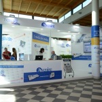 Foto Nicoloro G.   18/08/2019  Rimini   40° edizione del ' Meeting per l' amicizia fra i popoli ' che quest' anno ha per titolo ' Nacque il tuo nome da cio' che fissavi '. nella foto uno stand.