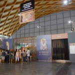 Foto Nicoloro G.   18/08/2019  Rimini   40° edizione del ' Meeting per l' amicizia fra i popoli ' che quest' anno ha per titolo ' Nacque il tuo nome da cio' che fissavi '. nella foto ingresso ad una delle mostre allestite.
