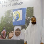 Foto Nicoloro G.  18/08/2019  Rimini   40° edizione del ' Meeting per l' amicizia fra i popoli ' che quest' anno ha per titolo ' Nacque il tuo nome da cio' che fissavi '. nella foto lo stand della Lega Musulmana Mondiale.