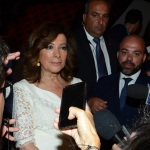 Foto Nicoloro G.   18/08/2019  Rimini   40° edizione del ' Meeting per l' amicizia fra i popoli ' che quest' anno ha per titolo ' Nacque il tuo nome da cio' che fissavi '. nella foto la presidente del Senato Maria Elisabetta Alberti Casellati.