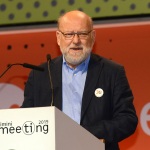 Foto Nicoloro G.   24/08/2019  Rimini    Settima ed ultima giornata della 40° edizione del ' Meeting per l' amicizia fra i popoli ' che quest' anno ha per titolo ' Nacque il tuo nome da cio' che fissavi '. nella foto Giovanni Bruno, presidente Fondazione Banco Alimentare Onlus.